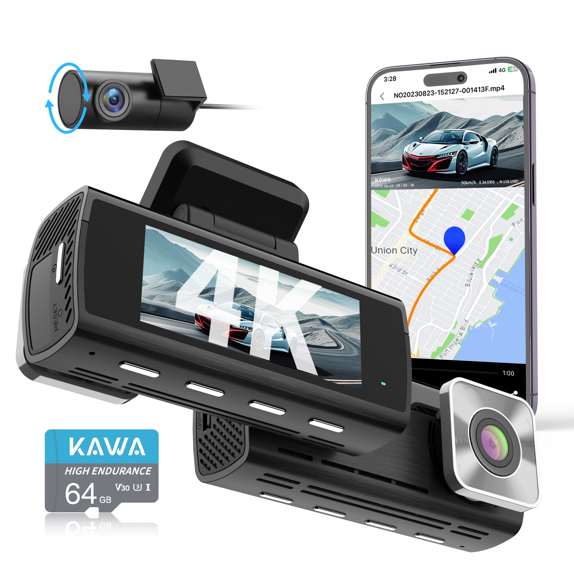 KAWA D10 Dash Camera