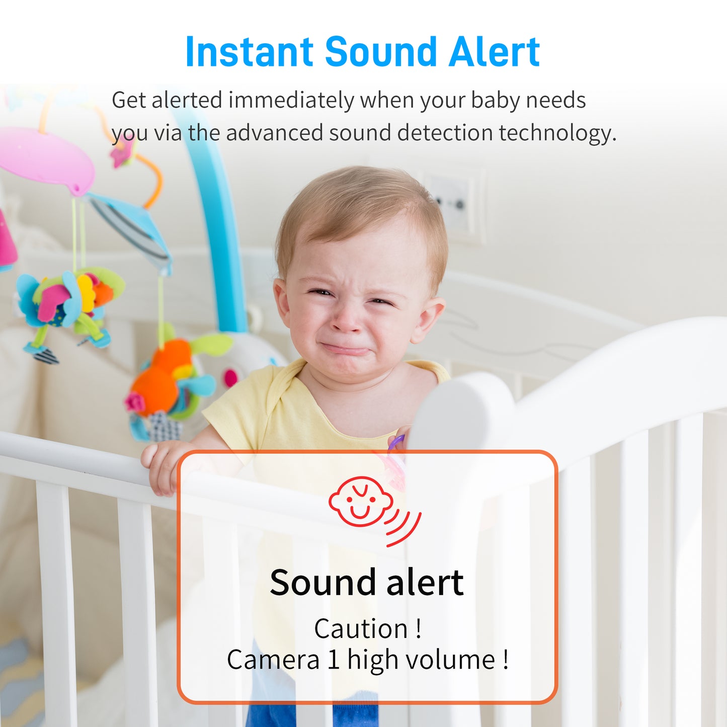 WESN 2.8” Screen Baby Monitor