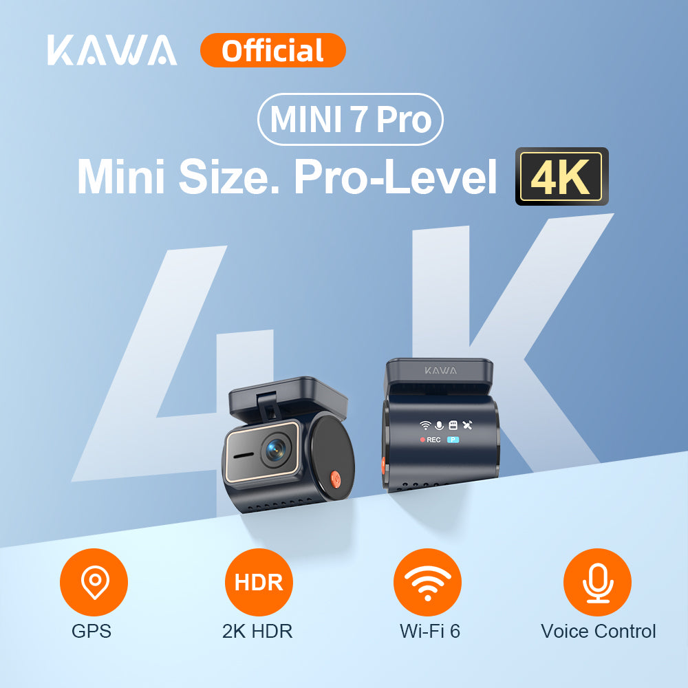 KAWA MINI 7 Pro 4K Tiny Dash cam