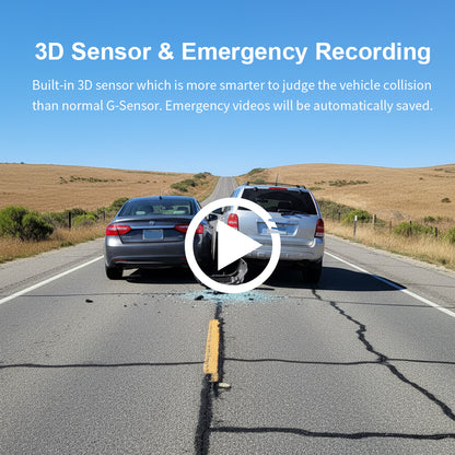 KAWA D7 Dual Dash Cam