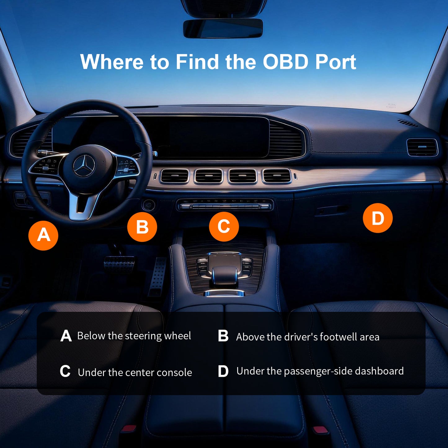 OBD to Type-C Adapter Hardwire Kit