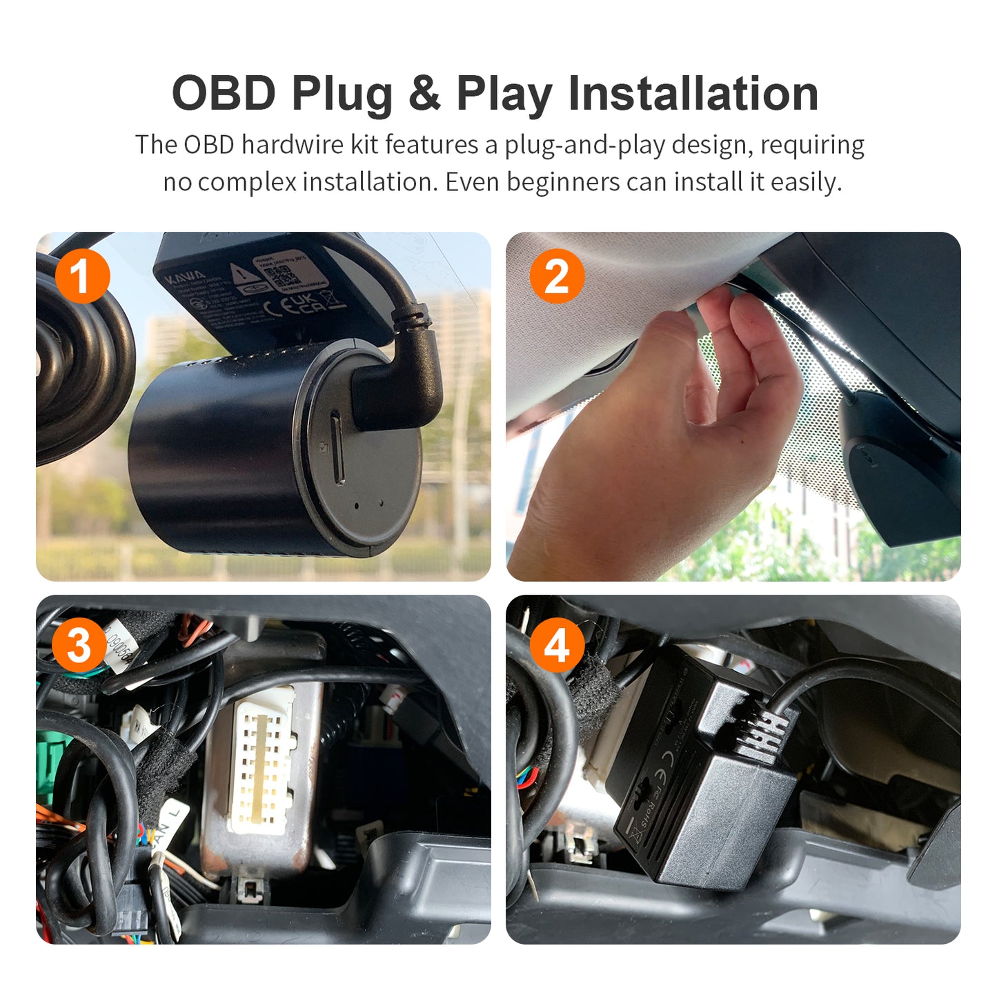 OBD to Type-C Adapter Hardwire Kit