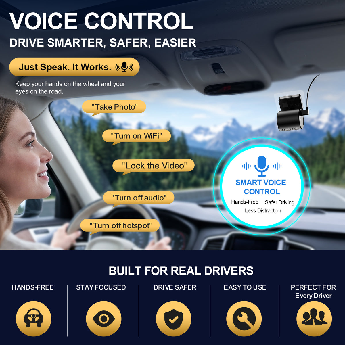 KAWA 4K MIN 3X Dash Cam (Front)