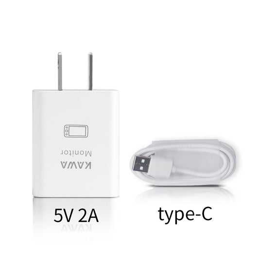 KAWA 5V, 2A Monitor's Adapter and Type-C Port Cable