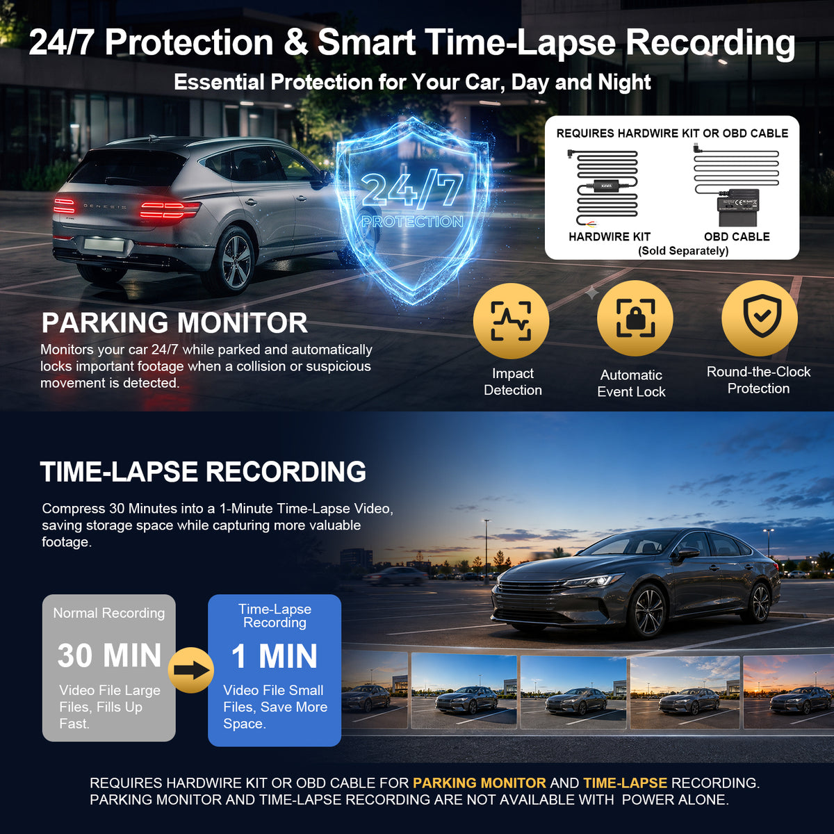 KAWA 4K MIN 3X Dash Cam (Front)