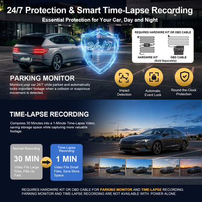 KAWA 4K MIN 3X Dash Cam (Front)