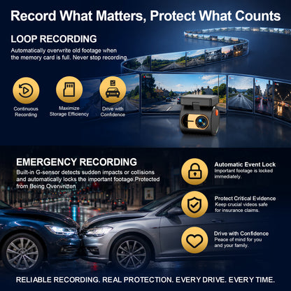 KAWA 4K MIN 3X Dash Cam (Front)