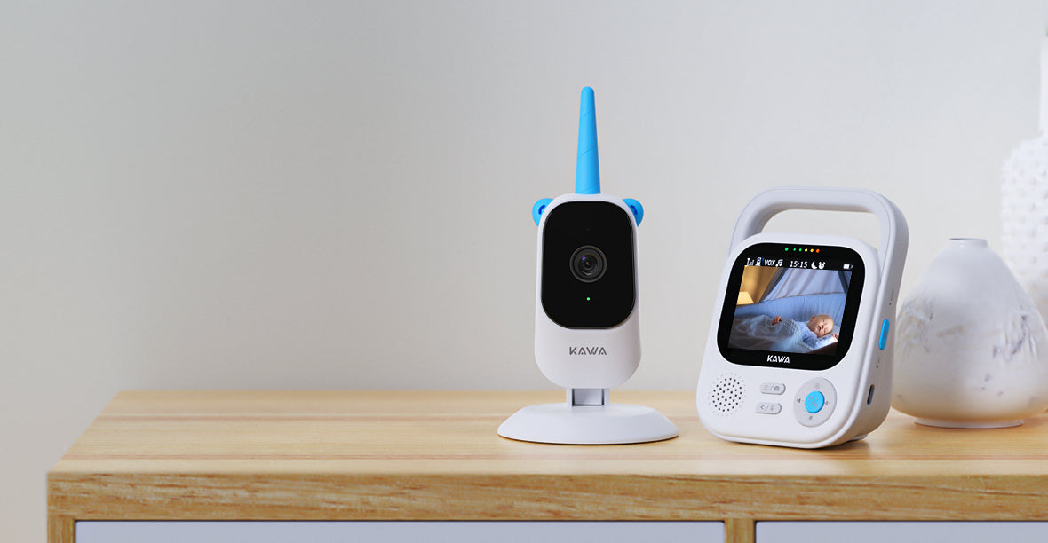 Baby Monitor Camera and Night Vision, 2K QHD Camera, 2.8” Monitor, No WiFi, TF Card (not included) Recording & Playback, 2-Way Talk, 4X Zoom, Lullabies, 1400ft Range Baby Monitor, S5