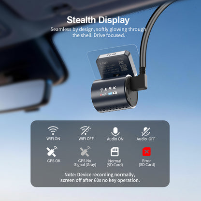 KAWA MINI 7 Pro 4K Dual Dash cam