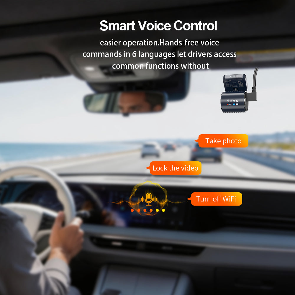 KAWA MINI 7 Pro 4K Dual Dash cam
